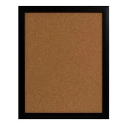 Black Framed Utility Cork Board, 20x16