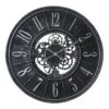 Black Gallery Wall Clock, 36" -Luxeframe Shop black gallery wall clock 36