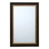 Black & Gold Framed Wall Mirror, 24x36 -Luxeframe Shop black gold framed wall mirror 24x36 1