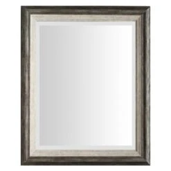 Black & Grey Wall Mirror, 19x24