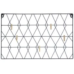 Black Metal Rectangle Collage Clip Frame, 19"