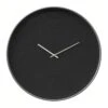 Black Monochrome Wall Clock, 20"