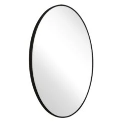 Black Oval Wall Mirror, 24x32 -Luxeframe Shop black oval wall mirror 24x32 3