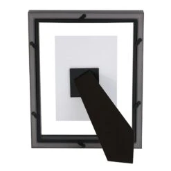 Black Tabletop Float Frame, 8x10 -Luxeframe Shop black tabletop float frame 8x10 5