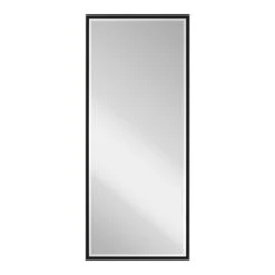 Black Thin Framed Leaner Mirror, 24x58