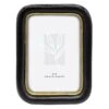Black With Gold Detail Edge Tabletop Picture Frame, 5x7 -Luxeframe Shop black with gold detail edge tabletop picture frame 5x7 1