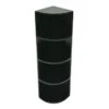 Black Wooden Corner Shelf, 8x32 -Luxeframe Shop black wooden corner shelf 8x32 1