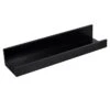 Black Wooden Photo Ledge, 24" -Luxeframe Shop black wooden photo ledge 24