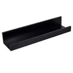 Black Wooden Photo Ledge, 24"