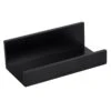 Black Wooden Photo Wall Ledge, 12" -Luxeframe Shop black wooden photo wall ledge 12
