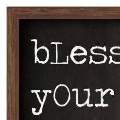 Bless Your Little Big Heart Wall Sign, 12" -Luxeframe Shop bless your little big heart wall sign 12 1