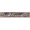 Blessed Wood Wall Sign, 37x7 6 Blessed Wood Wall Sign, 37x7 -Luxeframe Shop blessed wood wall sign 37x7 1