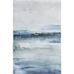 Blue Abstract Canvas Wall Art, 24x36