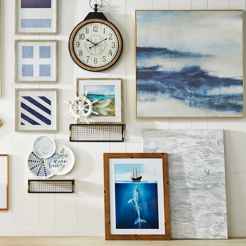 Blue Dream Abstract Canvas Wall Art, 30x40 5 Blue Dream Abstract Canvas Wall Art, 30x40 - Image 5