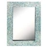 Blue Mother Of Pearl Framed Gallery Wall Mirror, 28x39 -Luxeframe Shop blue mother of pearl framed gallery wall mirror 28x39 1