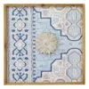 Blue & White Floral Medallion Wall Decor, 16"