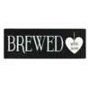 Brewed With Love Wall Art, 15x6 -Luxeframe Shop brewed with love wall art 15x6 1