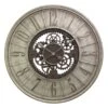 Brown Gallery Wall Clock, 36" 3 Brown Gallery Wall Clock, 36" -Luxeframe Shop brown gallery wall clock 36
