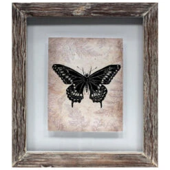 Brown Weathered Floating Wall Frame, 13x15