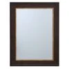 Brown With Gold Framed Wall Mirror, 22x28 -Luxeframe Shop brown with gold framed wall mirror 22x28 1
