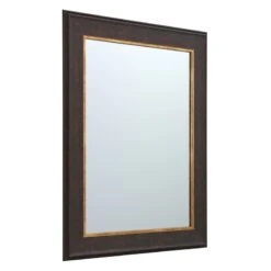 Brown With Gold Framed Wall Mirror, 22x28 5 Brown With Gold Framed Wall Mirror, 22x28 -Luxeframe Shop brown with gold framed wall mirror 22x28 2