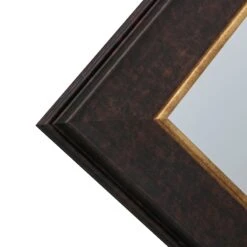 Brown With Gold Framed Wall Mirror, 22x28 6 Brown With Gold Framed Wall Mirror, 22x28 -Luxeframe Shop brown with gold framed wall mirror 22x28 3