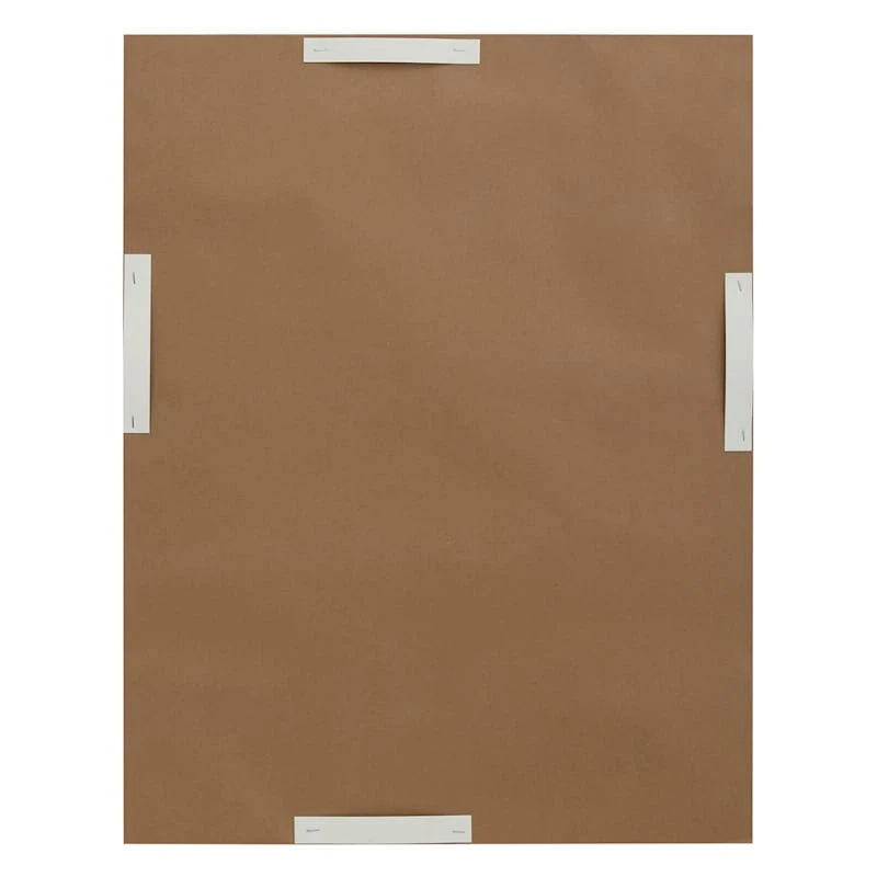 Brown With Gold Framed Wall Mirror, 22x28 4 Brown With Gold Framed Wall Mirror, 22x28 - Image 4