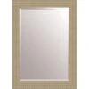 Champagne Hexagon Framed Wall Mirror, 32x44 -Luxeframe Shop champagne hexagon framed wall mirror 32x44 1