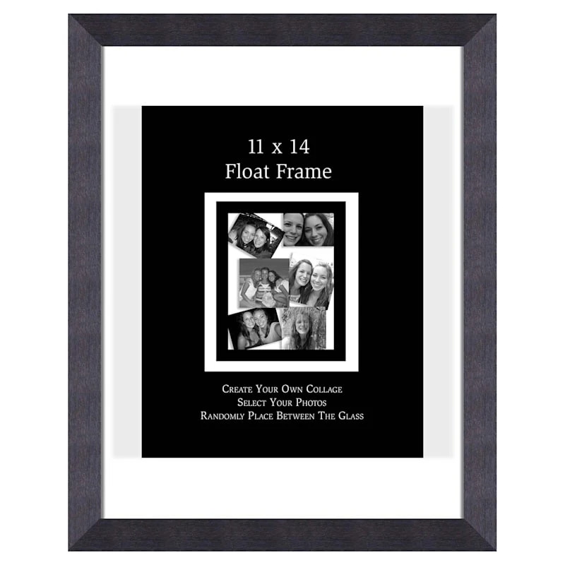 Charcoal Floating Wall Frame, 11x14 1 Charcoal Floating Wall Frame, 11x14
