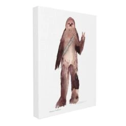 Chewbacca Canvas Wall Art, 12x16