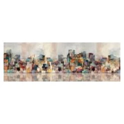 City Of Color Canvas Wall Art, 60x20