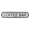 Coffee Bar Metal Wall Sign, 24x5 4 Coffee Bar Metal Wall Sign, 24x5 -Luxeframe Shop coffee bar metal wall sign 24x5 1