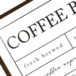 Coffee Bar Wall Art, 16x13 -Luxeframe Shop coffee bar wall art 16x13 3