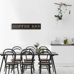 Coffee Bar Wall Art, 36x7 -Luxeframe Shop coffee bar wall art 36x7 2