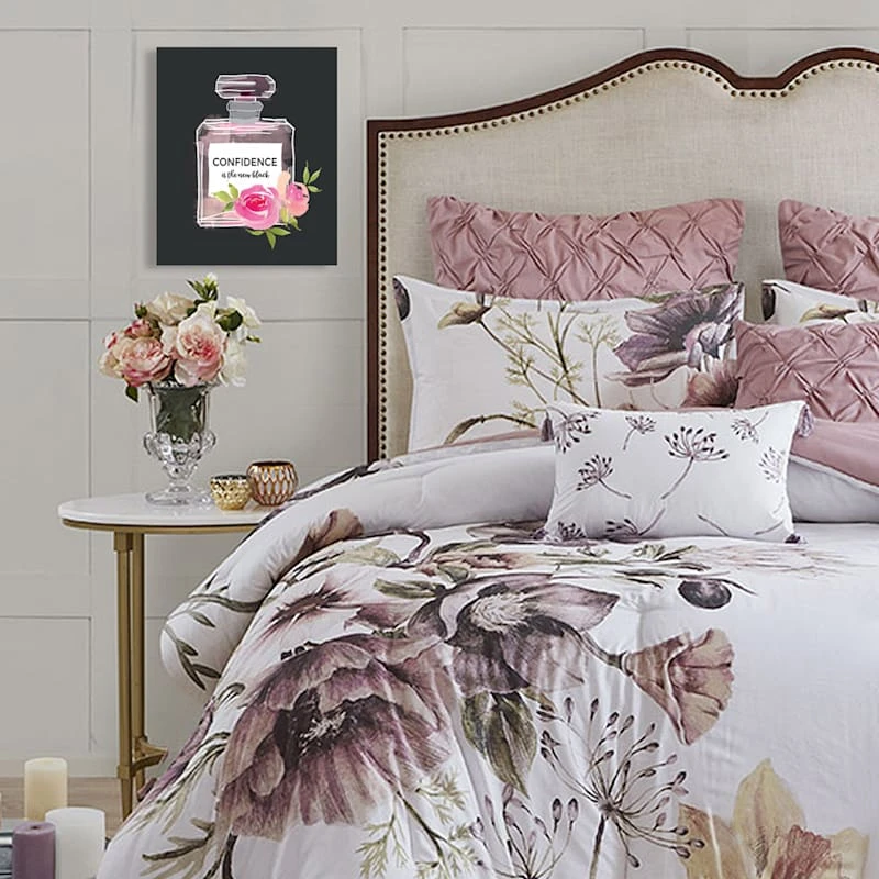 Confidence Is The New Black Perfume Bottle Canvas Art, 16x20 2 Confidence Is The New Black Perfume Bottle Canvas Art, 16x20 - Image 2