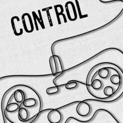 Control Freak Wall Art, 17" -Luxeframe Shop control freak wall art 17 1