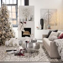 Crosby St 2-Piece Textured Silver Starburst Canvas Wall Art, 24x48 -Luxeframe Shop crosby st 2 piece textured silver starburst canvas wall art 24x48 5