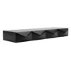 Crosby St Black Geo Ledge Shelf, 16" -Luxeframe Shop crosby st black geo ledge shelf 16