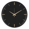 Crosby St Black & Gold Wall Clock, 16" -Luxeframe Shop crosby st black gold wall clock 16