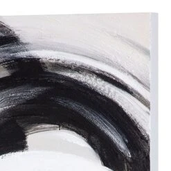 Crosby St Black & White Abstract Hand Canvas Wall Art, 35x48 -Luxeframe Shop crosby st black white abstract hand canvas wall art 35x48 7