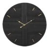 Crosby St Dark Grey Modern Wall Clock, 24" -Luxeframe Shop crosby st dark grey modern wall clock 24