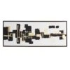 Crosby St Framed Abstract Boxes Canvas Wall Art, 40x16