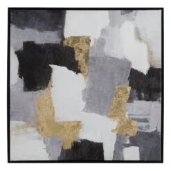 Crosby St Framed Abstract Canvas Wall Art, 30"