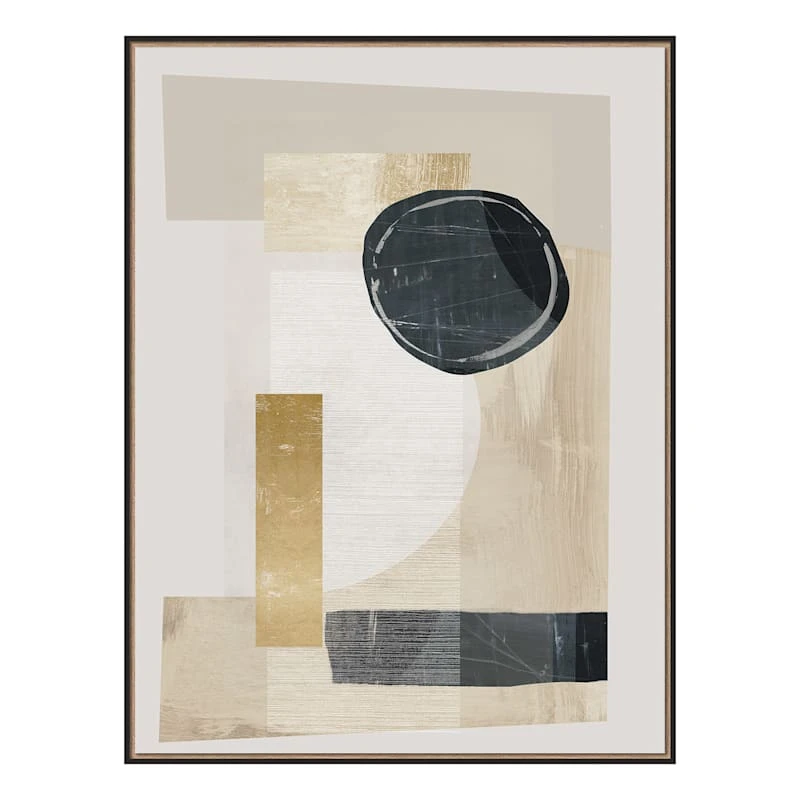 Crosby St Framed Abstract Canvas Wall Art, 30x40 1 Crosby St Framed Abstract Canvas Wall Art, 30x40