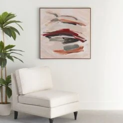 Crosby St Framed Abstract Canvas Wall Art, 36" -Luxeframe Shop crosby st framed abstract canvas wall art 36 6