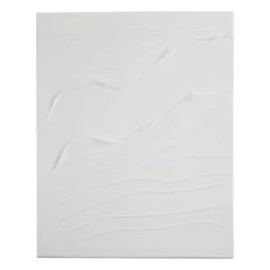 Crosby St Gesso Monochromatic Impasto Canvas Wall Art, 31x39