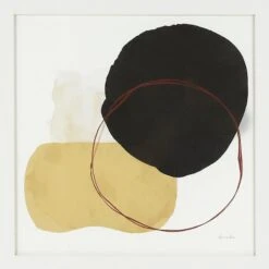 Crosby St Glass Framed Abstract Print Wall Art, 17" -Luxeframe Shop crosby st glass framed abstract print wall art 17 1