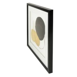 Crosby St Glass Framed Abstract Print Wall Art, 17" -Luxeframe Shop crosby st glass framed abstract print wall art 17 3