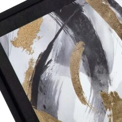 Crosby St Glass Framed Abstract Print Wall Art, 23x29 -Luxeframe Shop crosby st glass framed abstract print wall art 23x29 6