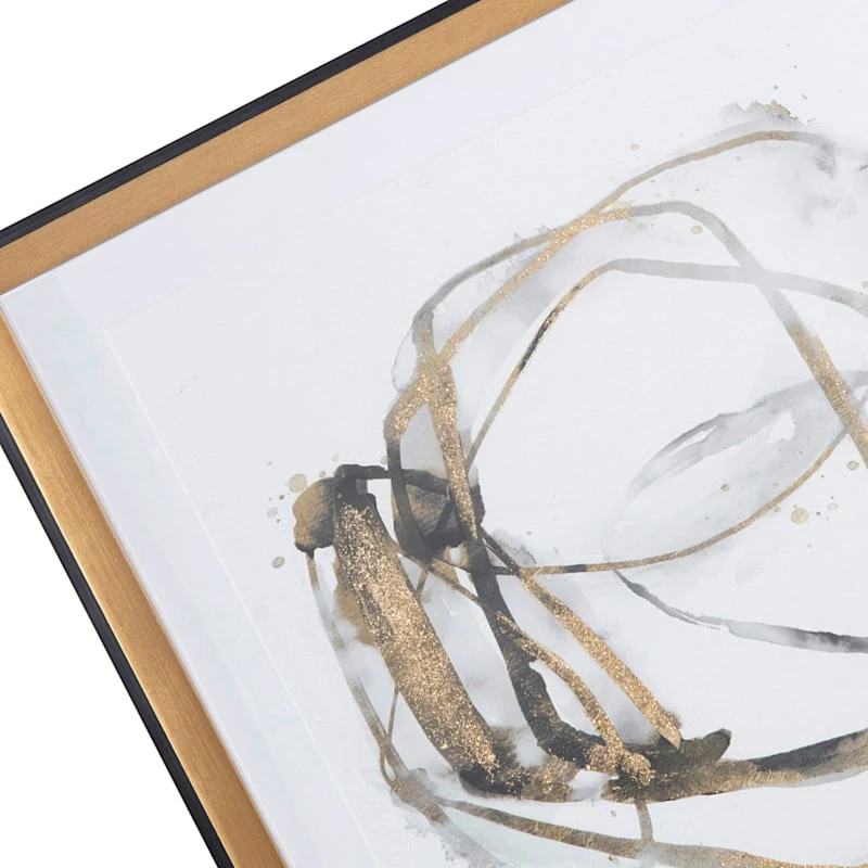 Crosby St Glass Framed Abstract Print Wall Art, 26" 6 Crosby St Glass Framed Abstract Print Wall Art, 26" - Image 6